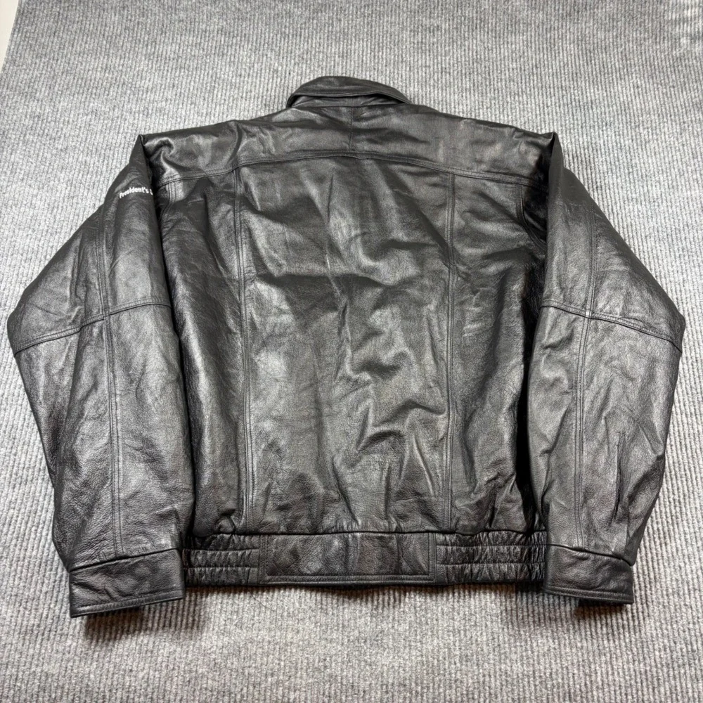 Burks Bay‎ Jacket Men's 2XL FedEx Freight Leather Bomber President Safety Team